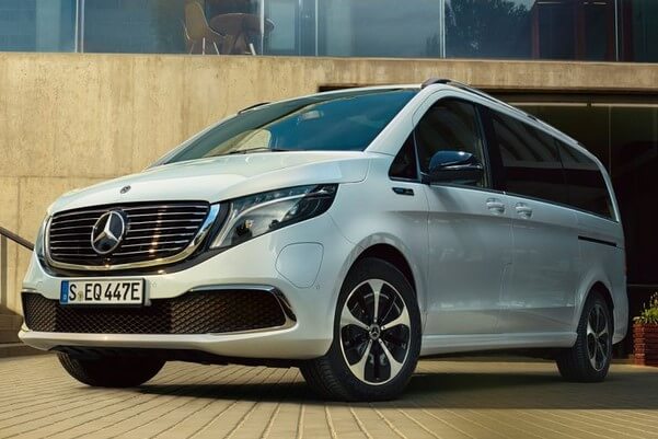 Primeira van eletrica de luxo da Mercedes Benz